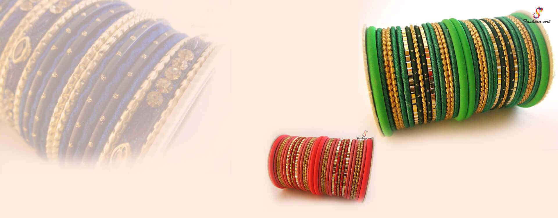An exquisite collection of designer bangles